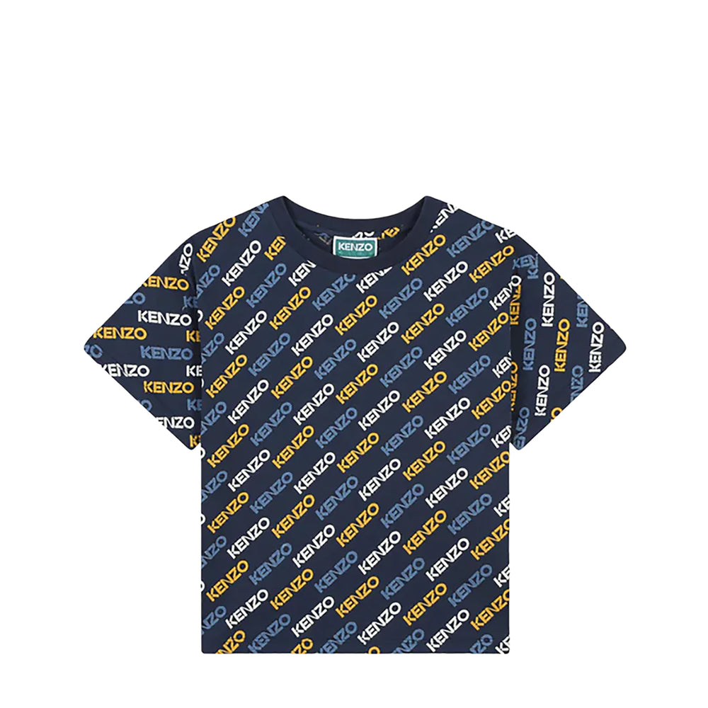 Kenzo Kids All-Over Logo T-Shirt