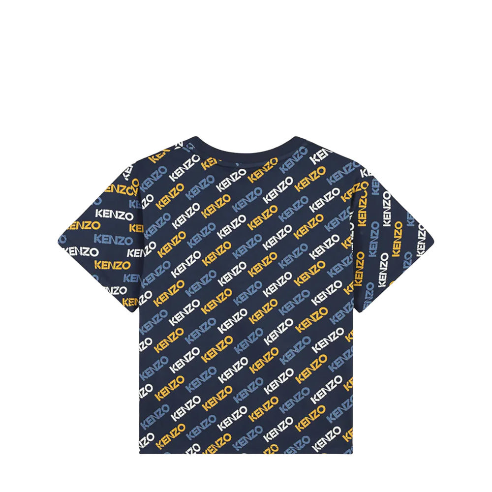 Kenzo Kids All-Over Logo T-Shirt