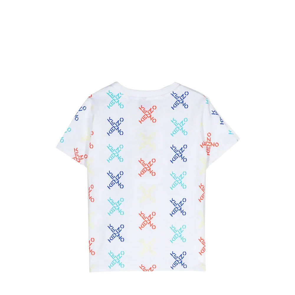 Kenzo Kids Cross Multi-Logo T-Shirt