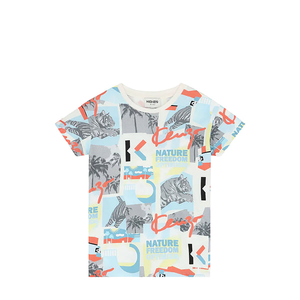 Kenzo Kids Graphic Print T-Shirt