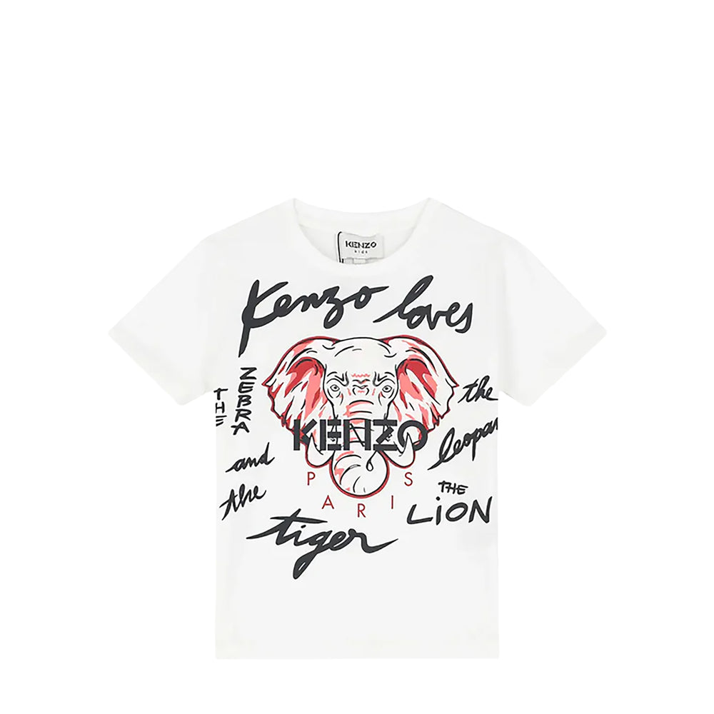 Kenzo Kids Elephant Logo T-Shirt