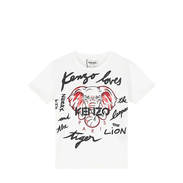 Kenzo Kids Elephant Logo T-Shirt