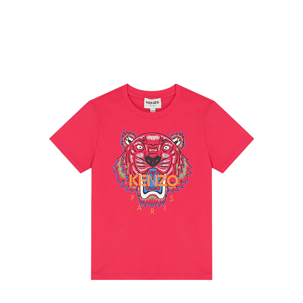 Kenzo Kids Color Tiger Logo T-Shirt