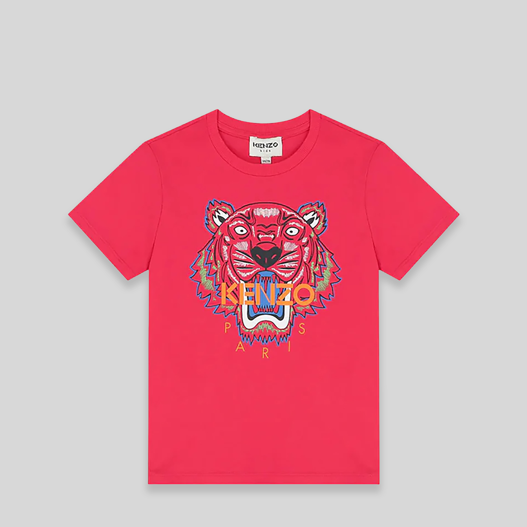 Kenzo Kids Color Tiger Logo T-Shirt
