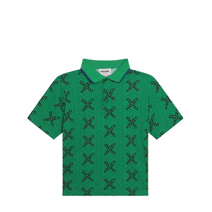 Kenzo Kids Cross Multi-Logo Polo Shirt