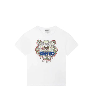 Kenzo Kids Embroidered Tiger Logo T-Shirt