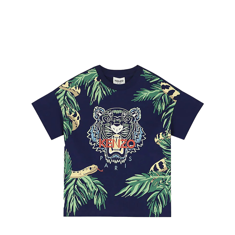 Kenzo Kids Jungle Tiger Logo T-Shirt