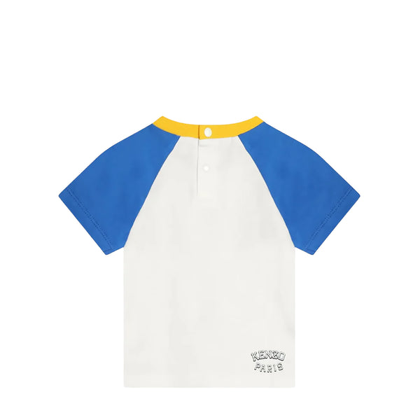 Kenzo Kids Toddler's Varsity Tiger Logo Raglan Short Sleeve T-Shirt
