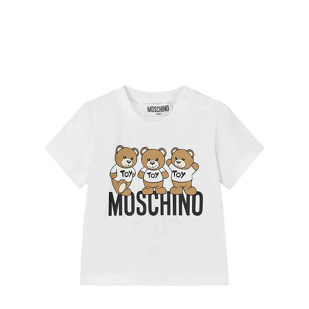 Moschino Kids Toddler's Triple Teddy Bears Logo T-Shirt