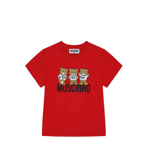 Moschino Kids Toddler's Triple Teddy Bears Logo T-Shirt