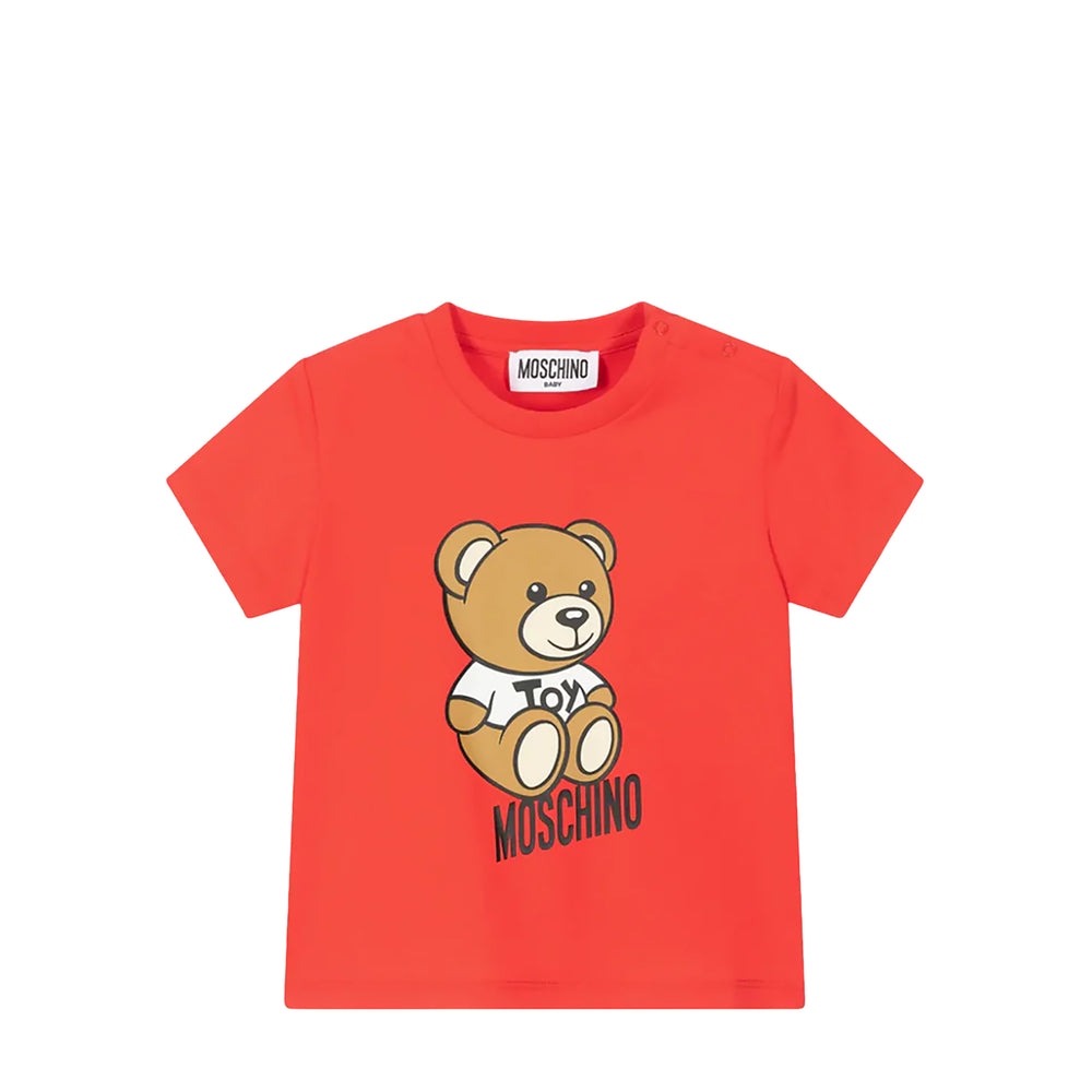 Moschino Kids Toddler's Bear Toy Logo T-Shirt