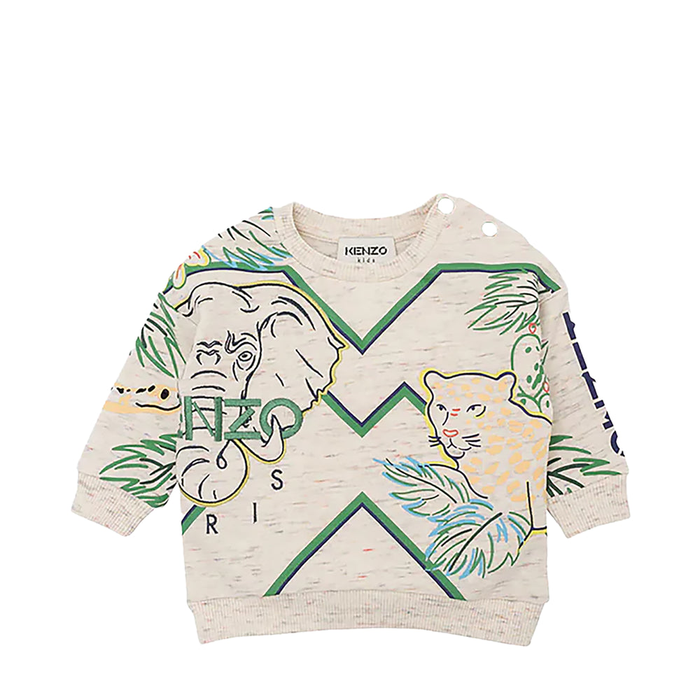 Kenzo Kids Toddler's Jungle Safari Crewneck Sweatshirt
