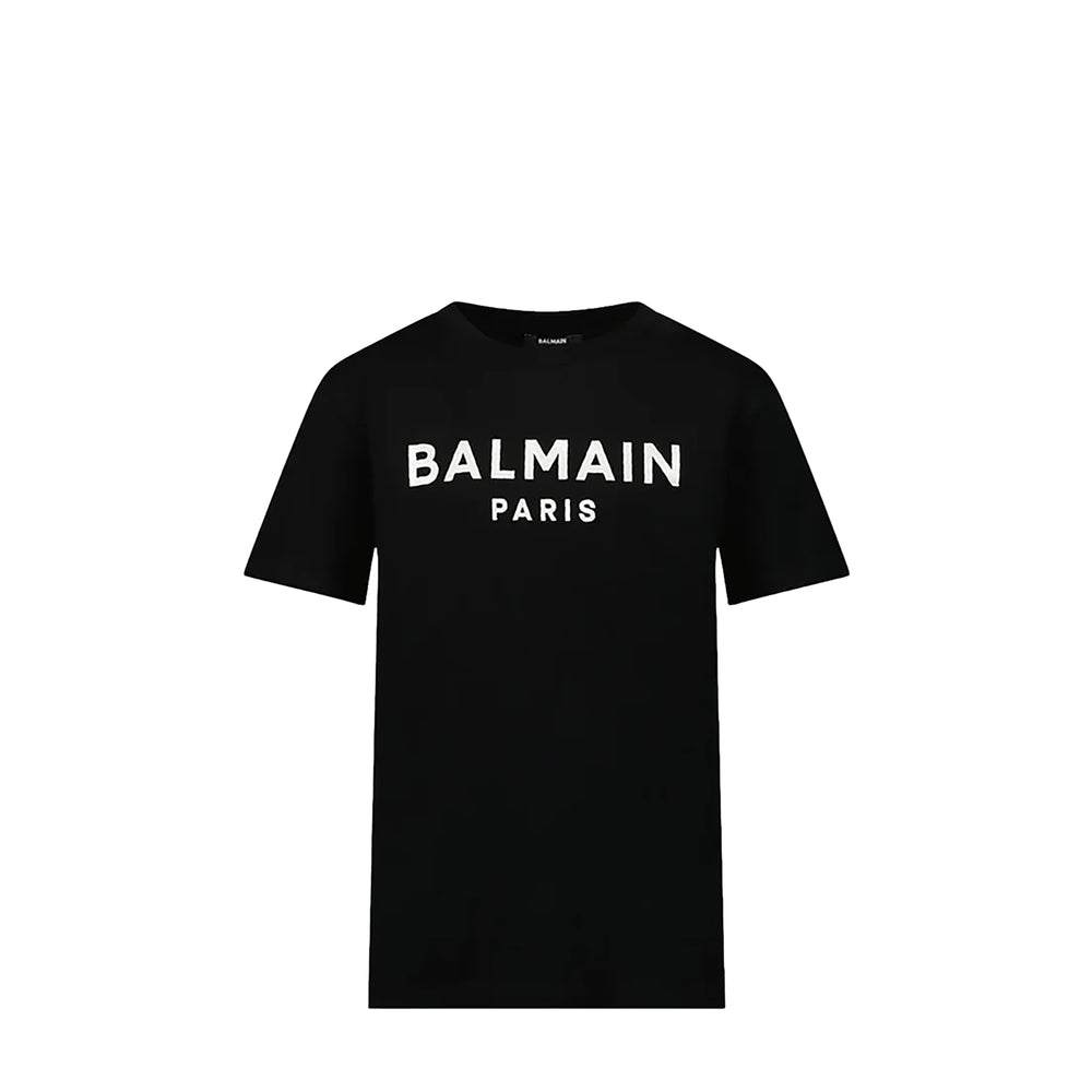 Balmain Kids Classic Logo Short Sleeve T-shirt