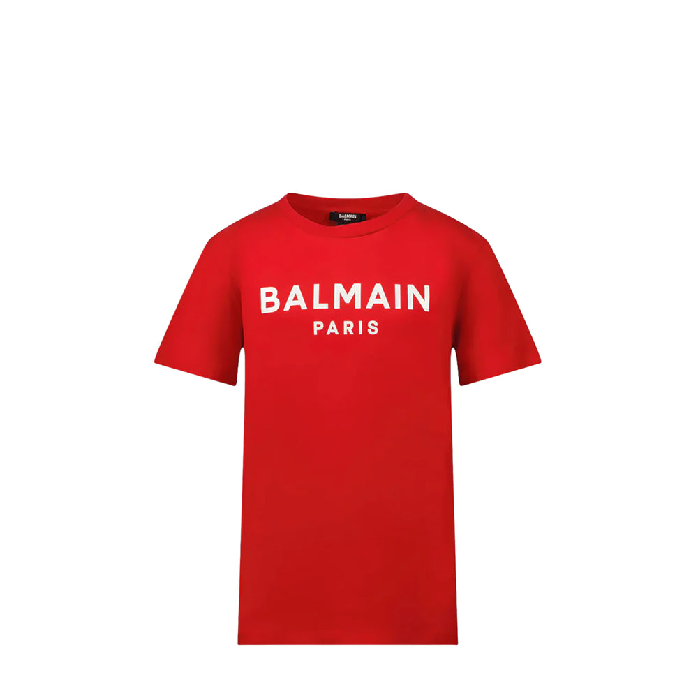 Balmain Kids Classic Logo Short Sleeve T-shirt