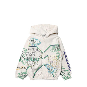 Kenzo Kids Jungle Embroidered Hoodie Sweatshirt