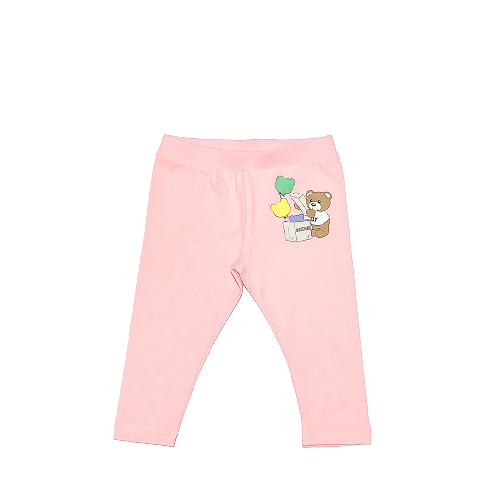 Moschino Kids Toddler's Teddy Bear Print Leggings