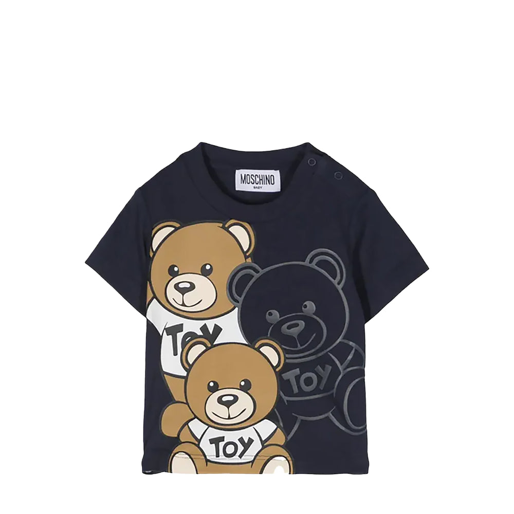 Moschino Kids Toddler's Teddy Friends Bear Logo T-Shirt