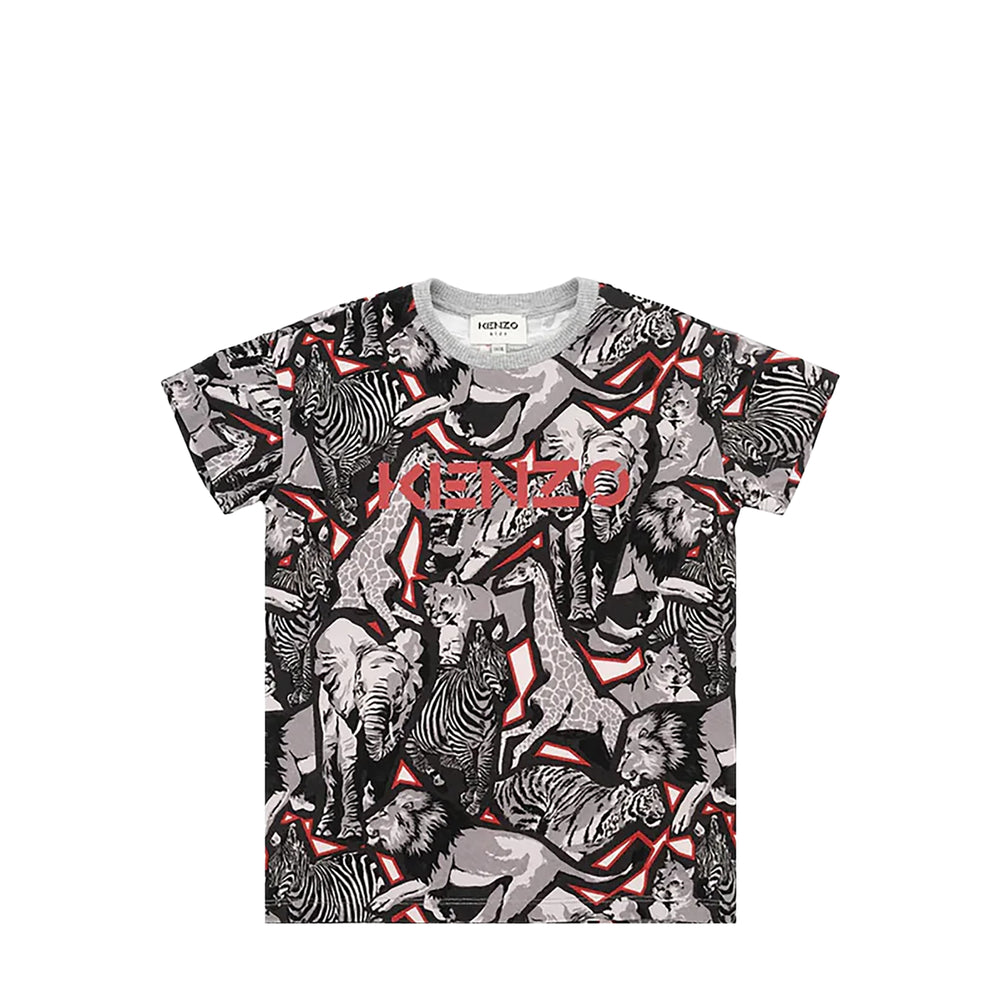 Kenzo Kids Mosaic Jungle Animal T-Shirt