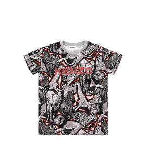 Kenzo Kids Mosaic Jungle Animal T-Shirt