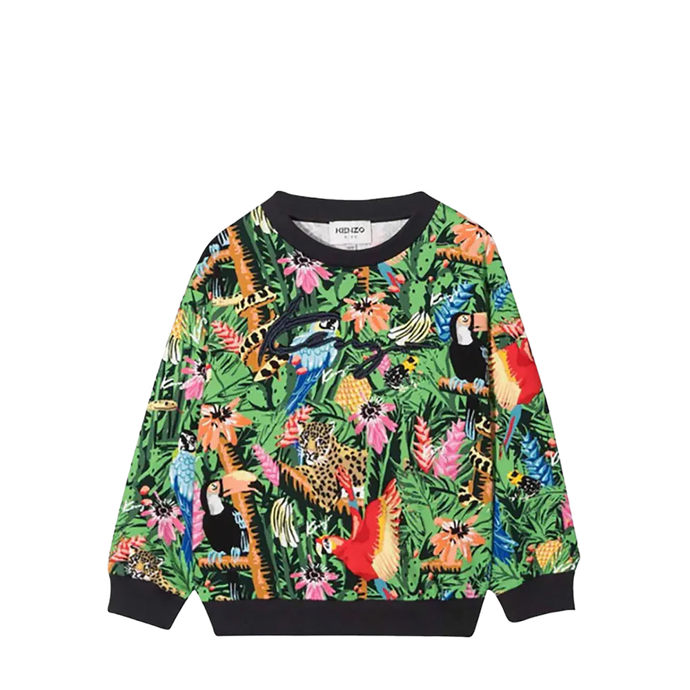 Kenzo Kids Tropical Print Sweatshirt