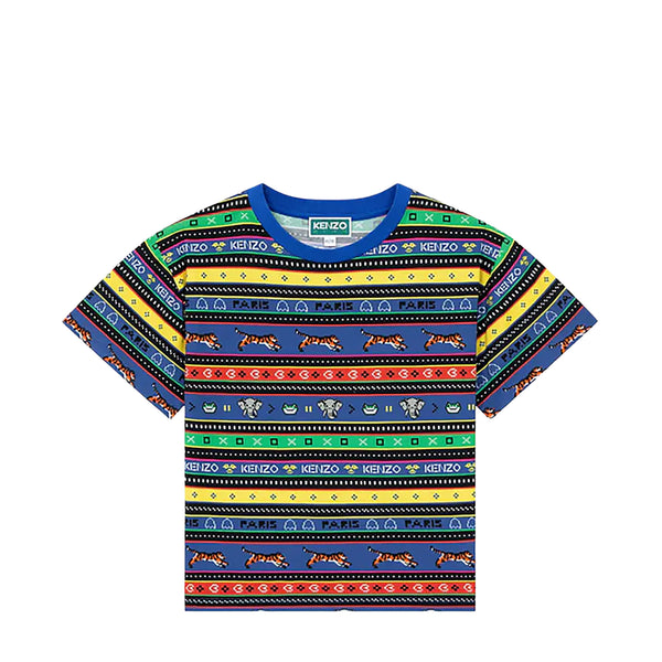 Kenzo Kids Jungle Game Jacquard T-Shirt