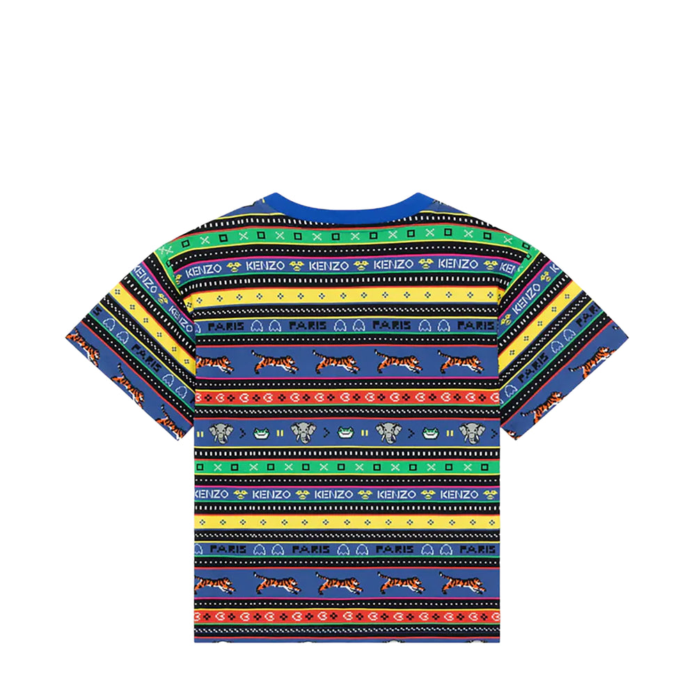 Kenzo Kids Jungle Game Jacquard T-Shirt
