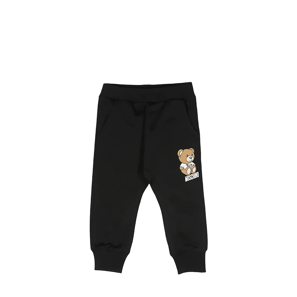 Moschino Kids Toddler's Sweatpants with Toy Bear Logo