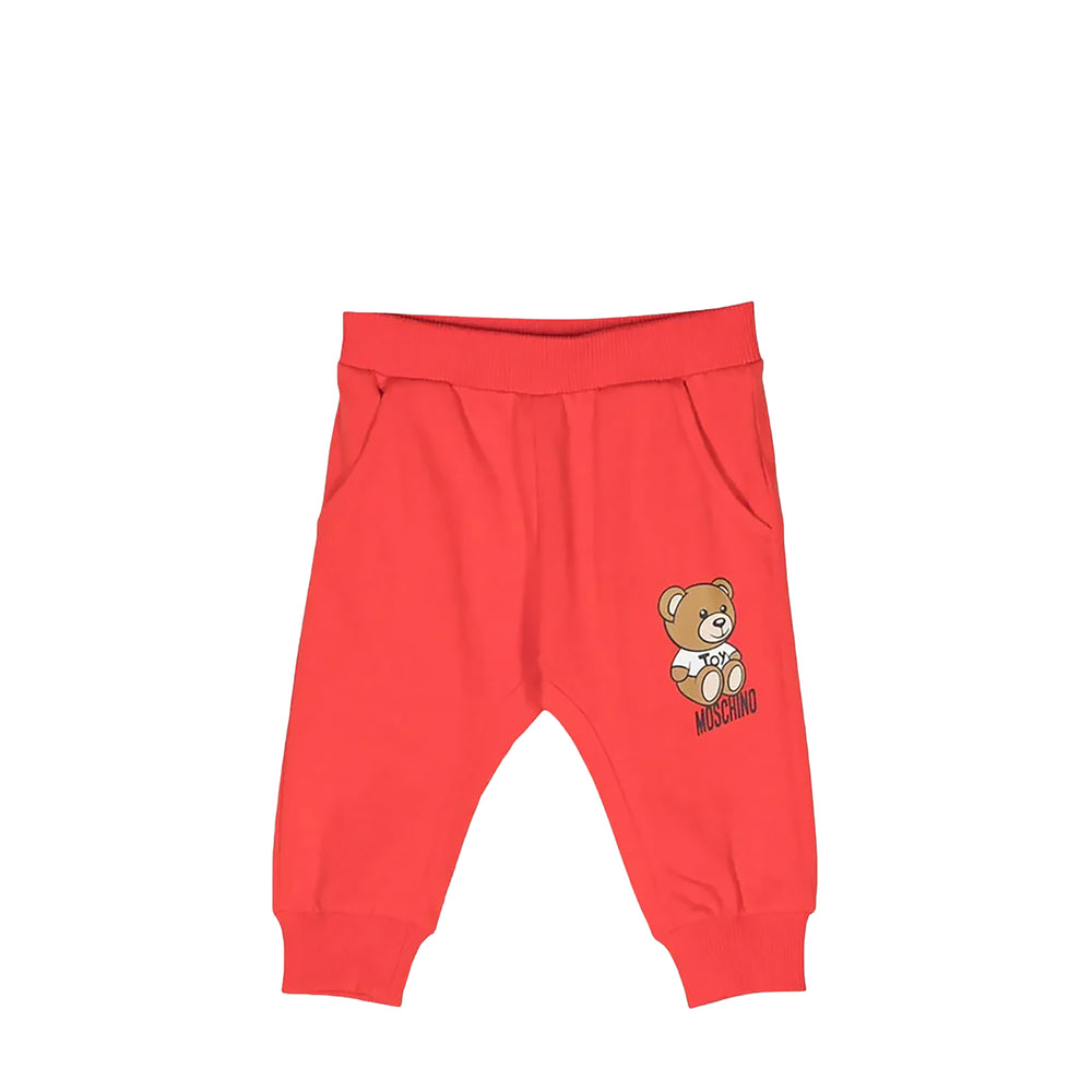 Moschino Kids Toddler's Sweatpants with Toy Bear Logo
