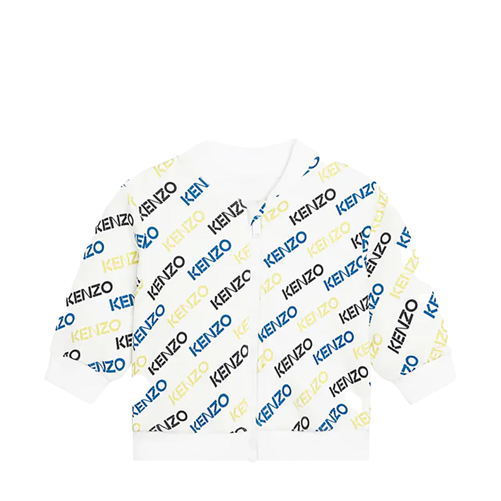 Kenzo Kids Toddler's All Over Print Full-Zip Sweatshirt