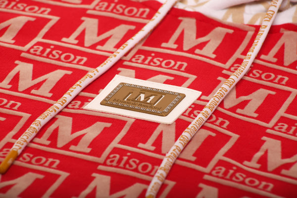 MDB Couture Kids French Terry Monogram Hoodie Sweatshirt