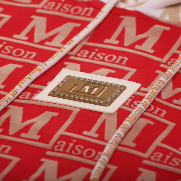 MDB Couture Men's French Terry Monogram Hoodie