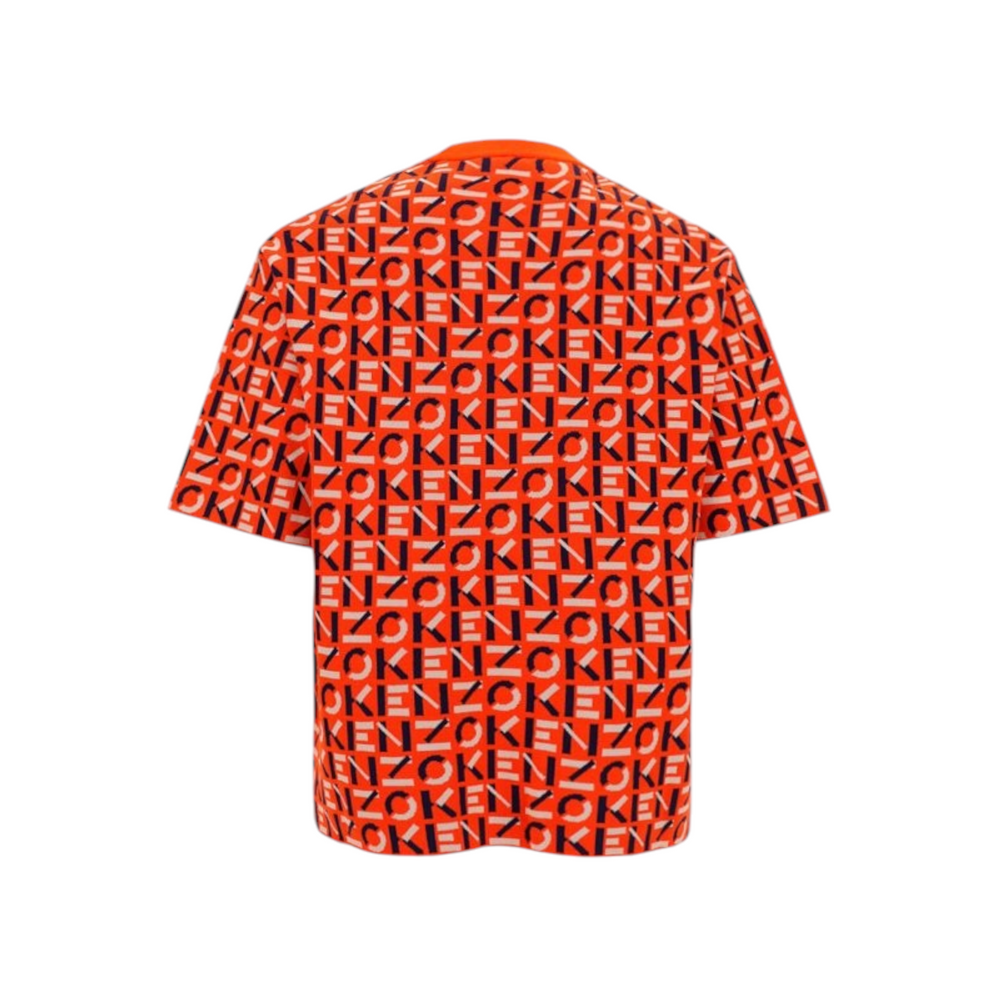 Kenzo Men's Monogram Oversized Short Sleeve Knit Sweater