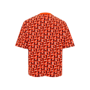 Kenzo Men's Monogram Oversized Short Sleeve Knit Sweater