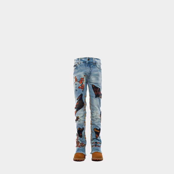 MDB Couture Kids Gallery Threads Stacked Denim Jeans