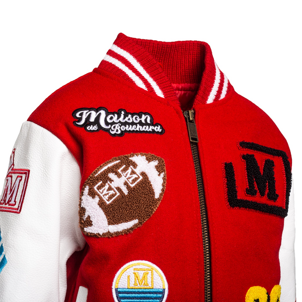 MDB Brand Kids Letterman Jacket