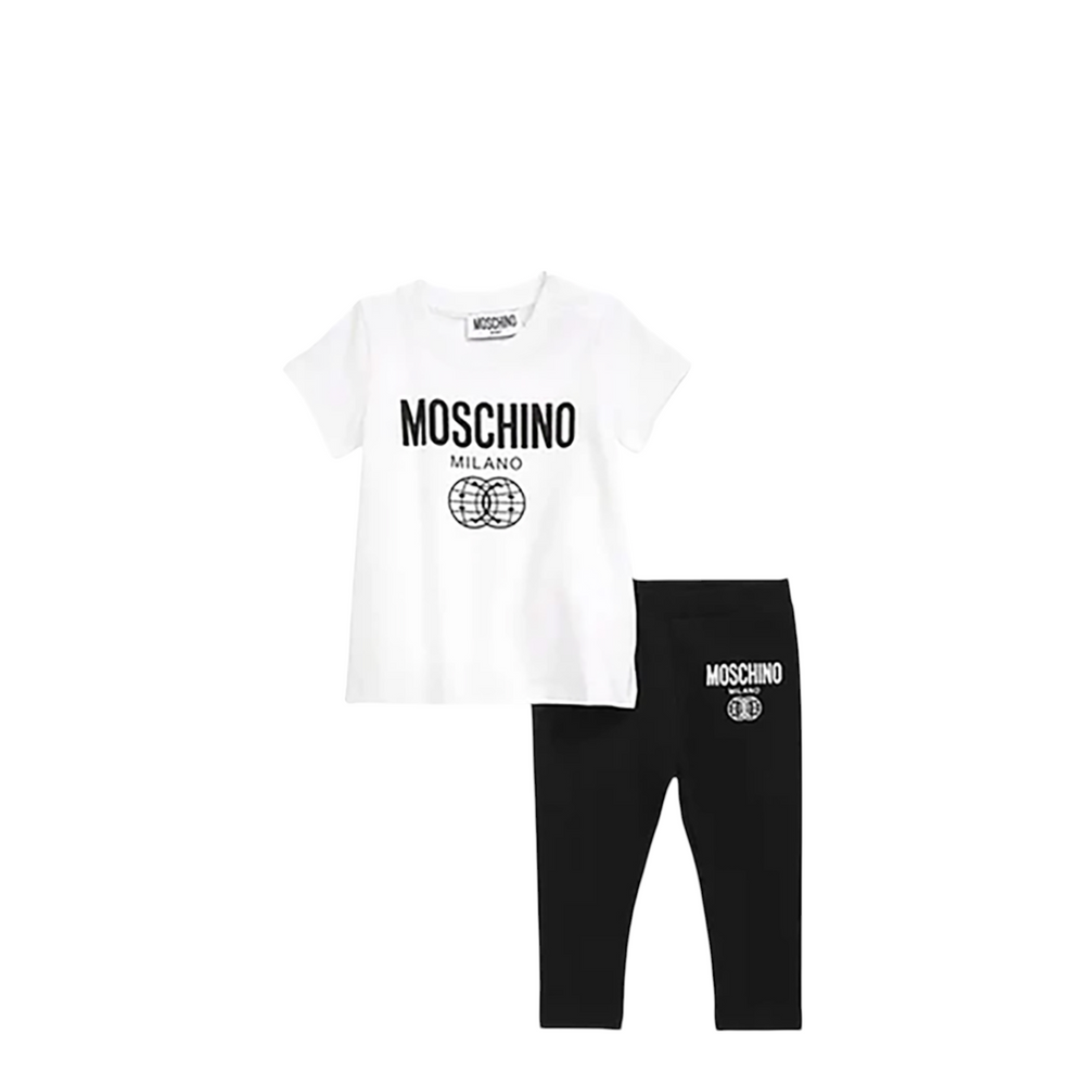 Moschino Kids Toddler's Double Smiley T-Shirt and Legging Set
