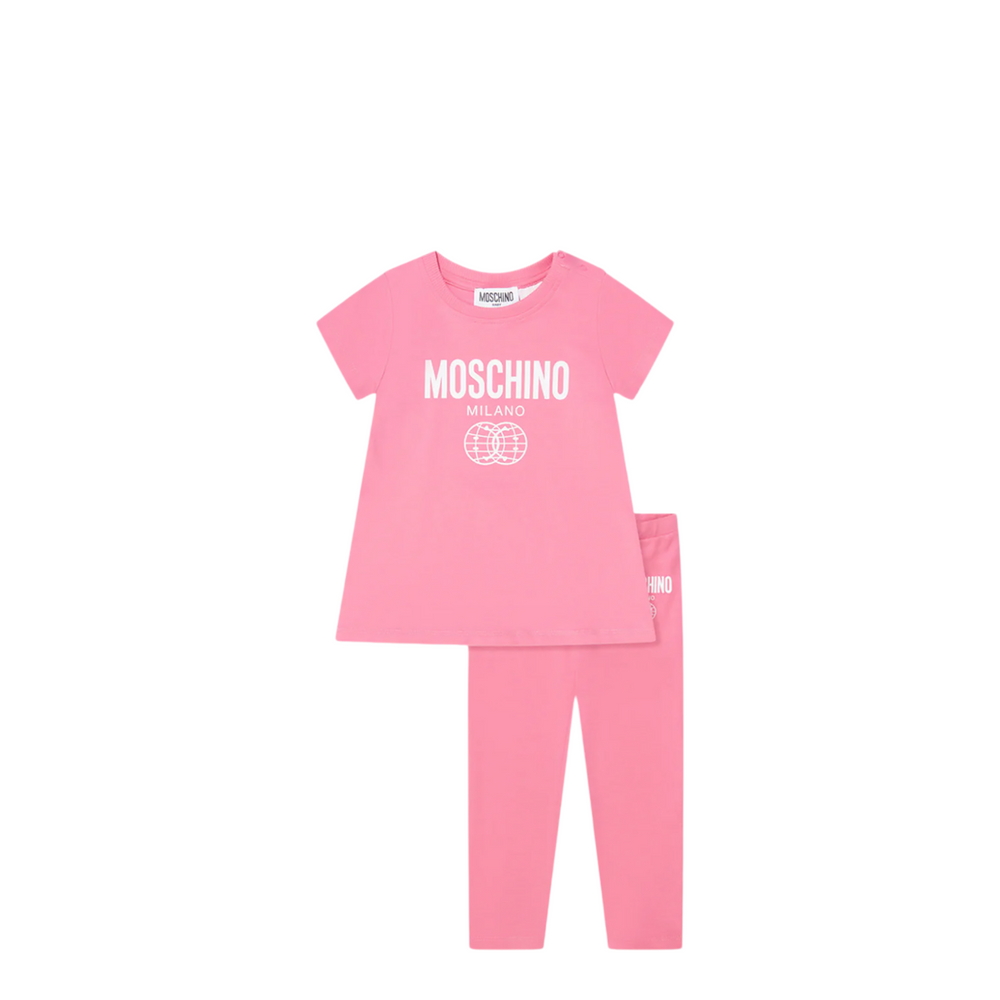 Moschino Kids Toddler's Double Smiley T-Shirt and Legging Set