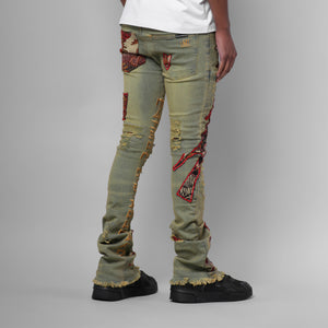 MDB Couture Men's Gallery Threads Stacked Jeans