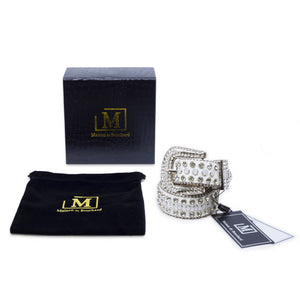MDB Brand Men's Embellished Belt