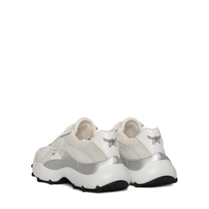 MCM Women's Skystream Sneakers in Visetos Leather Mix