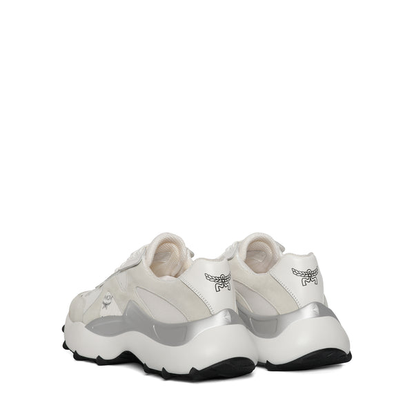 MCM Women's Skystream Sneakers in Visetos Leather Mix