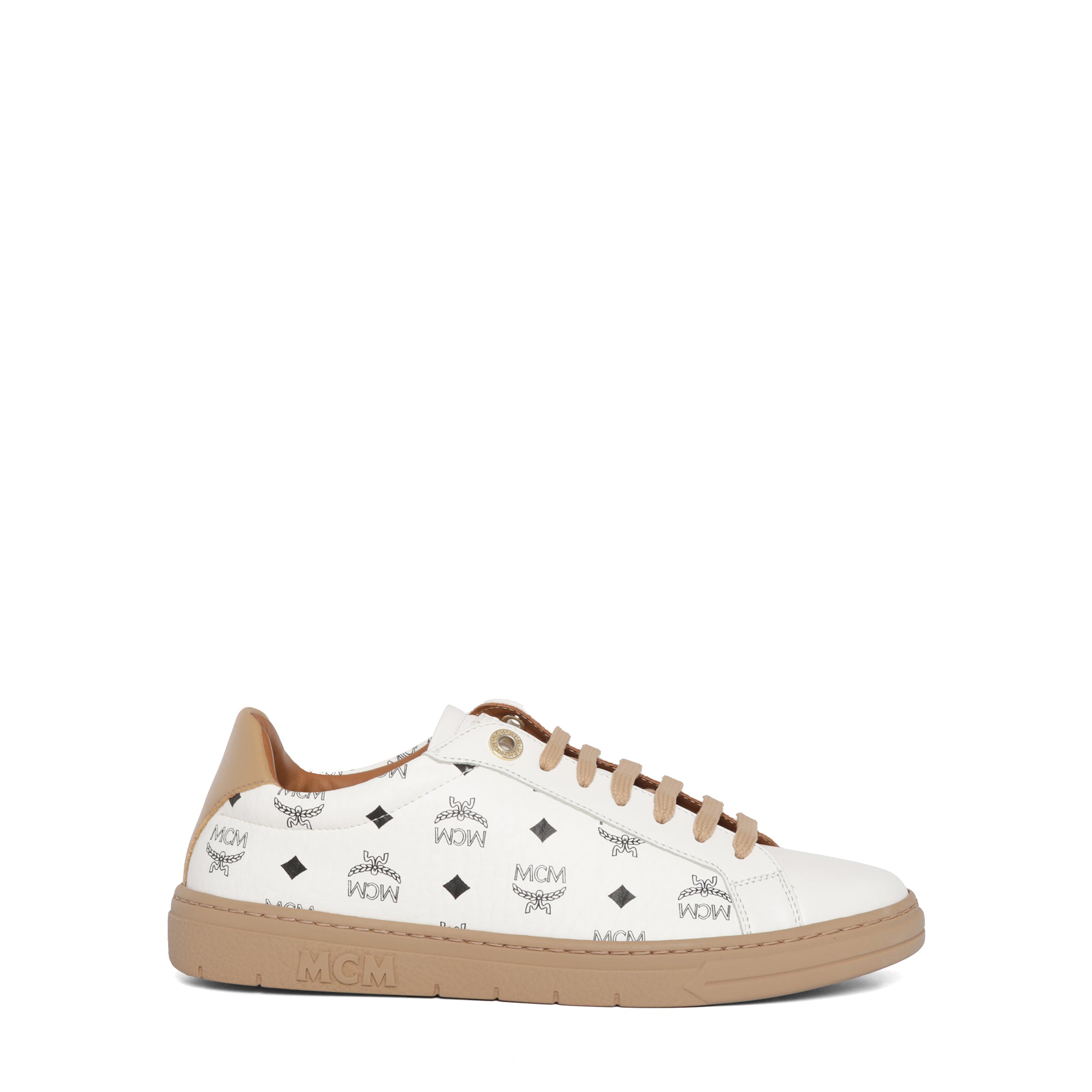 MCM Women's Color Block Terrain Lo Sneakers in Visetos MCM Women's Color Block Terrain Lo Sneakers in Visetos