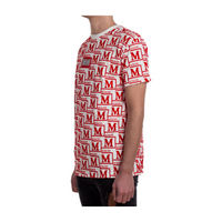 MDB Couture Men's Monogram Woven T-shirt - Red
