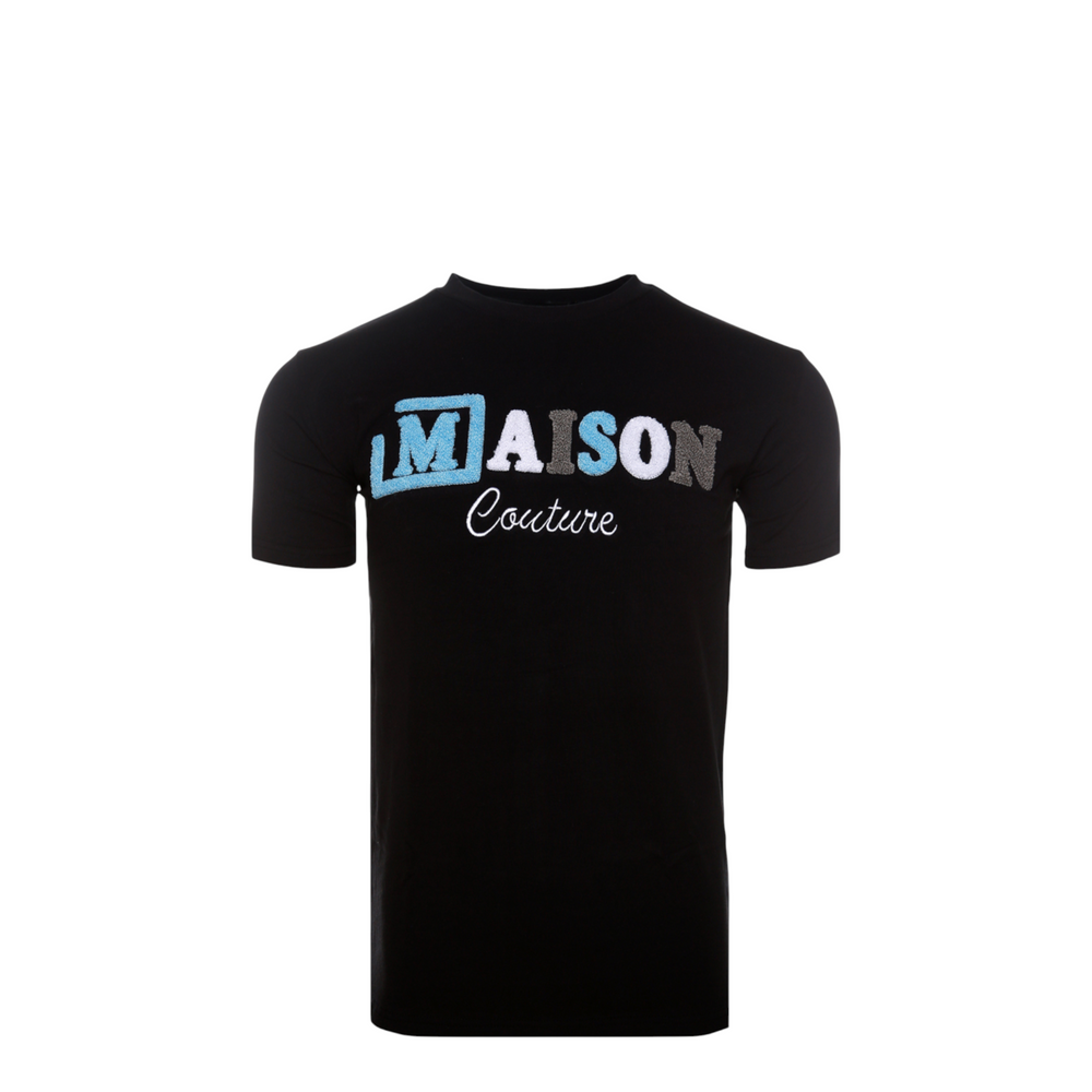 MDB Couture Kids Summer Chenille T-Shirt - Black w/ Basic Color