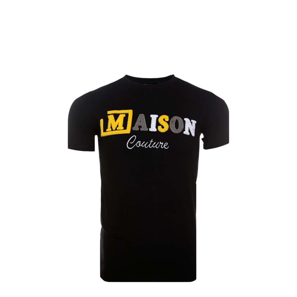 MDB Couture Kids Summer Chenille T-Shirt - Black w/ Basic Color