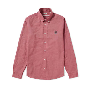 Kenzo Men's Tiger Patch Long Sleeve Woven Shirt