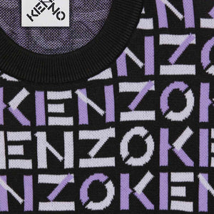Kenzo Men's Oversize Monogram Short-Sleeve Jumper Shirt