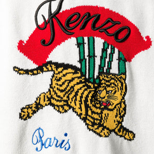 Kenzo Men's Bamboo Tiger Crew Neck Sweater