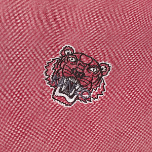 Kenzo Men's Tiger Patch Long Sleeve Woven Shirt