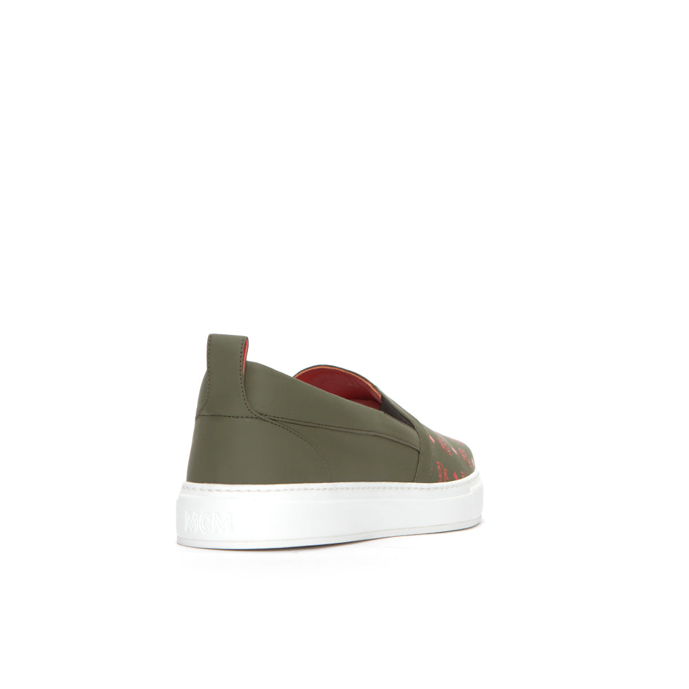 MCM Men's Visetos Slip-On Sneakers